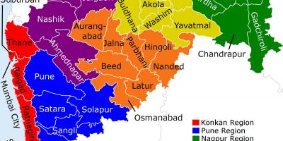 Kart av Mumbai, Maharashtra