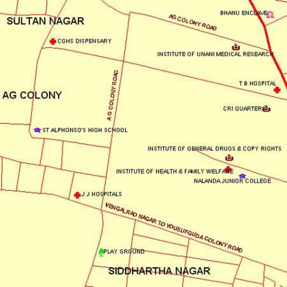 JJ Sykehus Mumbai kart